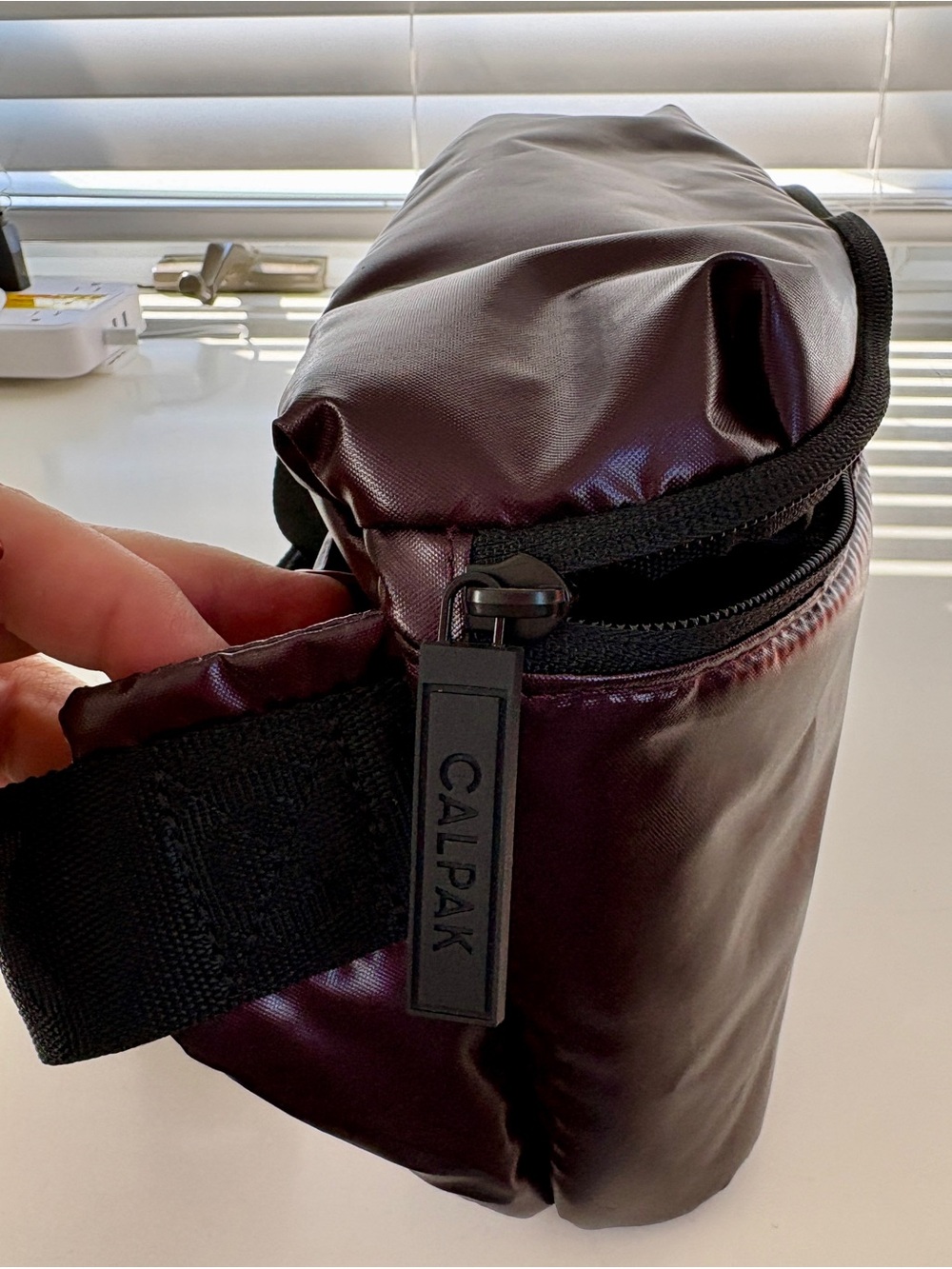 Calpak Luka Belt Bag Glazed Cherry - Picture 4 of 8